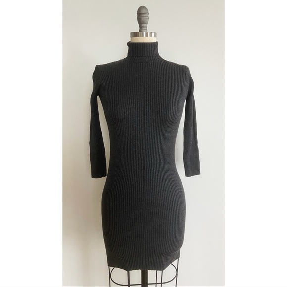 ZARA Turtleneck Sweater Dress - Picture 4 of 5